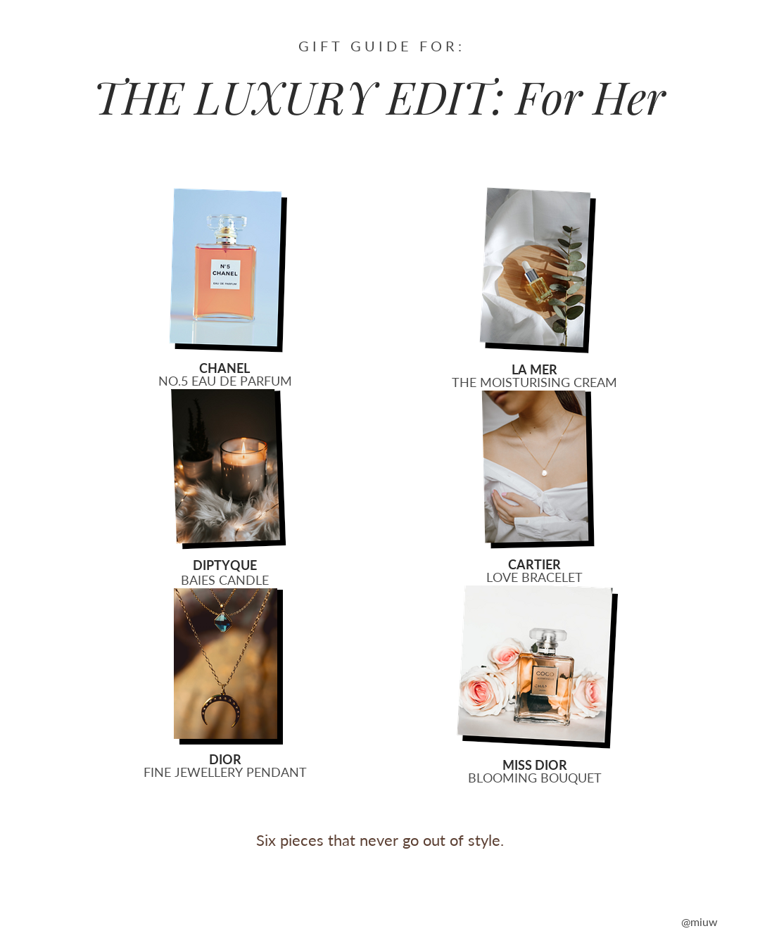 Miuw gift guide